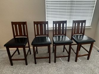 $5 DINING TABLE WITH 4 CHAIRS - fair condition
