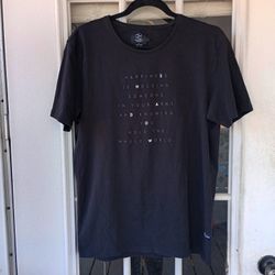 Carbon Jeans Company Black T-Shirt Sz L For Men 