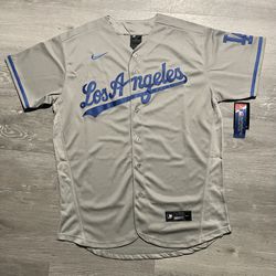 dodgers jersey gray
