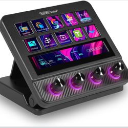 New Macro Pad, Streaming Deck Stream Controller Soundboard Keypad, Programmable Keys USB Shortcut Keyboard for Gamer Streamer, Audio Mixer for OBS, Yo