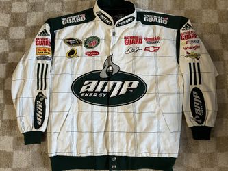 Vintage Chase Authentics NASCAR Dale Earnhardt Jr AMP Energy Racing Jacket Sz XL