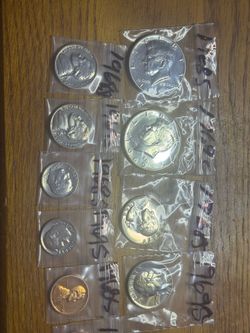 1968 and 1969 proof sets and coins