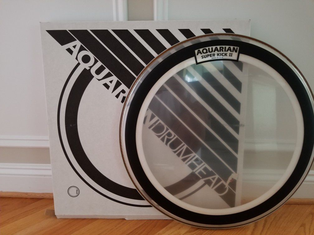 Brand new Aquarian Super Kicker II drumhead