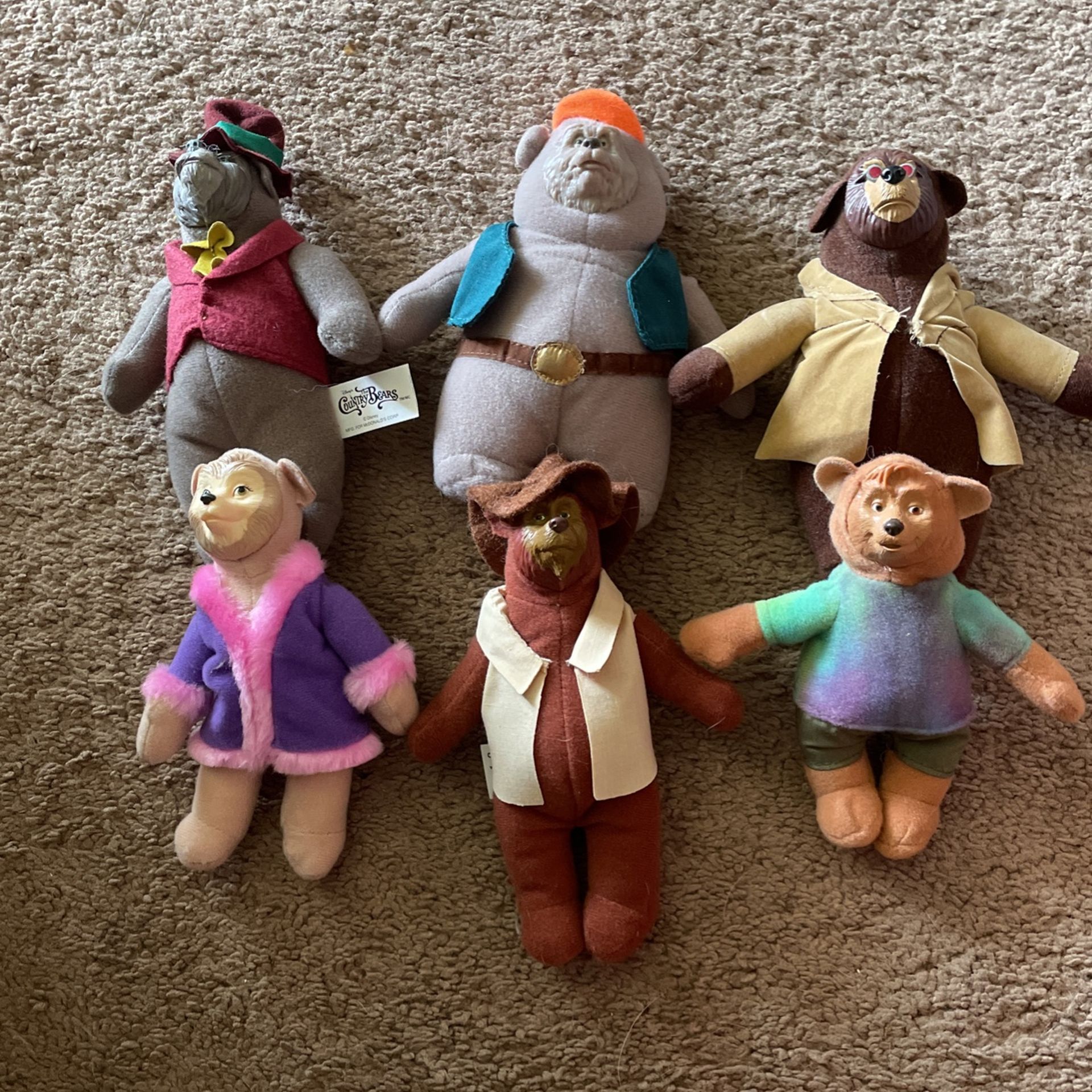 Country bear dolls