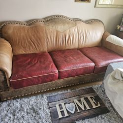 Beige Sofa (All Leather)