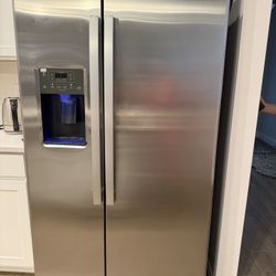 GE Double Sided Stainless Steel Refrigerator 