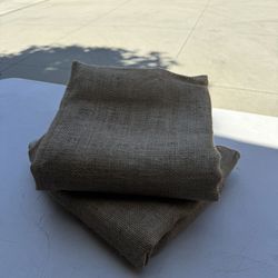 Boho Burlap Fabric Panels 39”Wx 90”L (2 Panels)