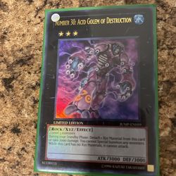 Yu-Gi-Oh Num Ro 30 : Golem Acide De Destruction REDU-ENSE2