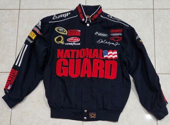 NASCAR national guard dale Jr cotton twill jacket