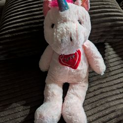 Valentine's Day Stuffed Unicorn 