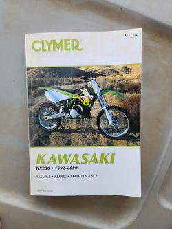 Clymer kawasaki kx(contact info removed) -2000