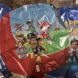 Paw Patrol Foil Balloons