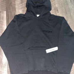 SIZE SMALL | Essential Black Hoodie