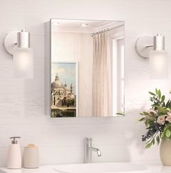 TokeShimi 16x20 Recessed Medicine Cabinet with Mirror