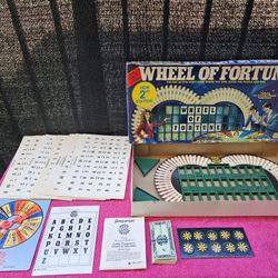 Wheel Of Fortune 2nd Edition Family Board Game By Pressman Vintage 1985