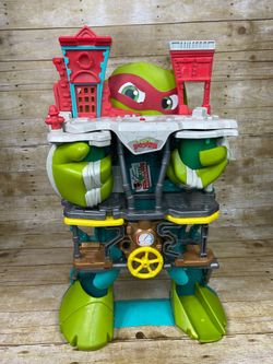 TMNT Teenage Mutant Ninja Turtles Half Shell Heroes Sewer Lair Playset Raphael