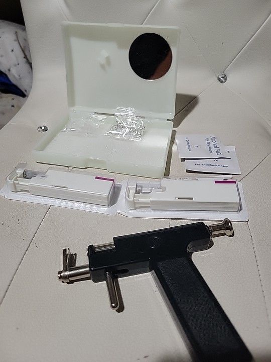 Ear Piercing Gun Kit With Two Additional Piercers And Studs