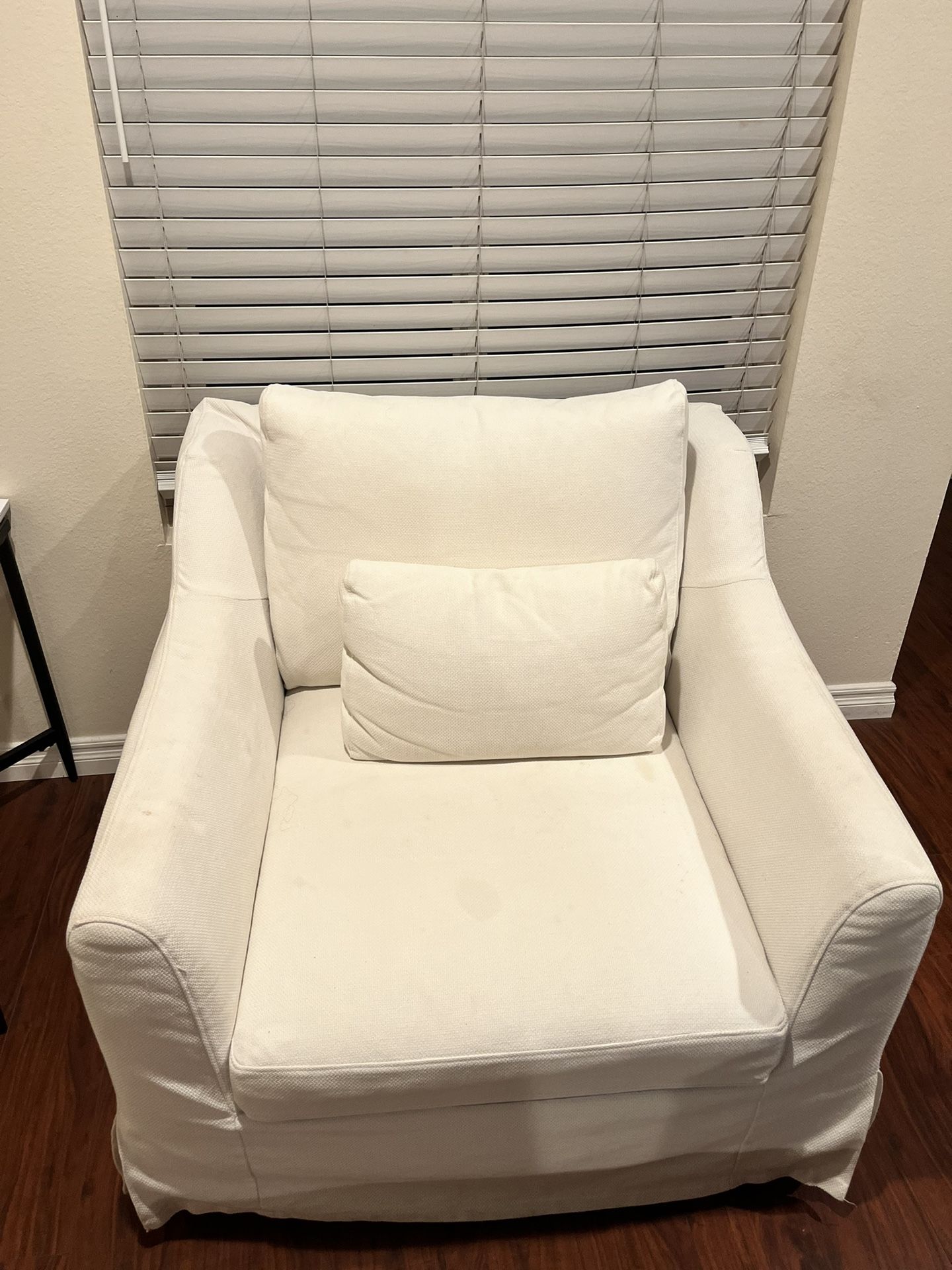 Comfy oversized armchair