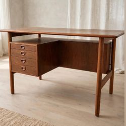 Mid-Century Modern Teak Writing Desk