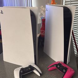 2 Ps5s package deal price is for both together not selling just one by itself