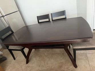 Dinning table & chairs $300