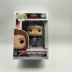Funko Pop Captain Carter With Union Jack Shield 