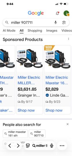 Miller welder brand new in the box