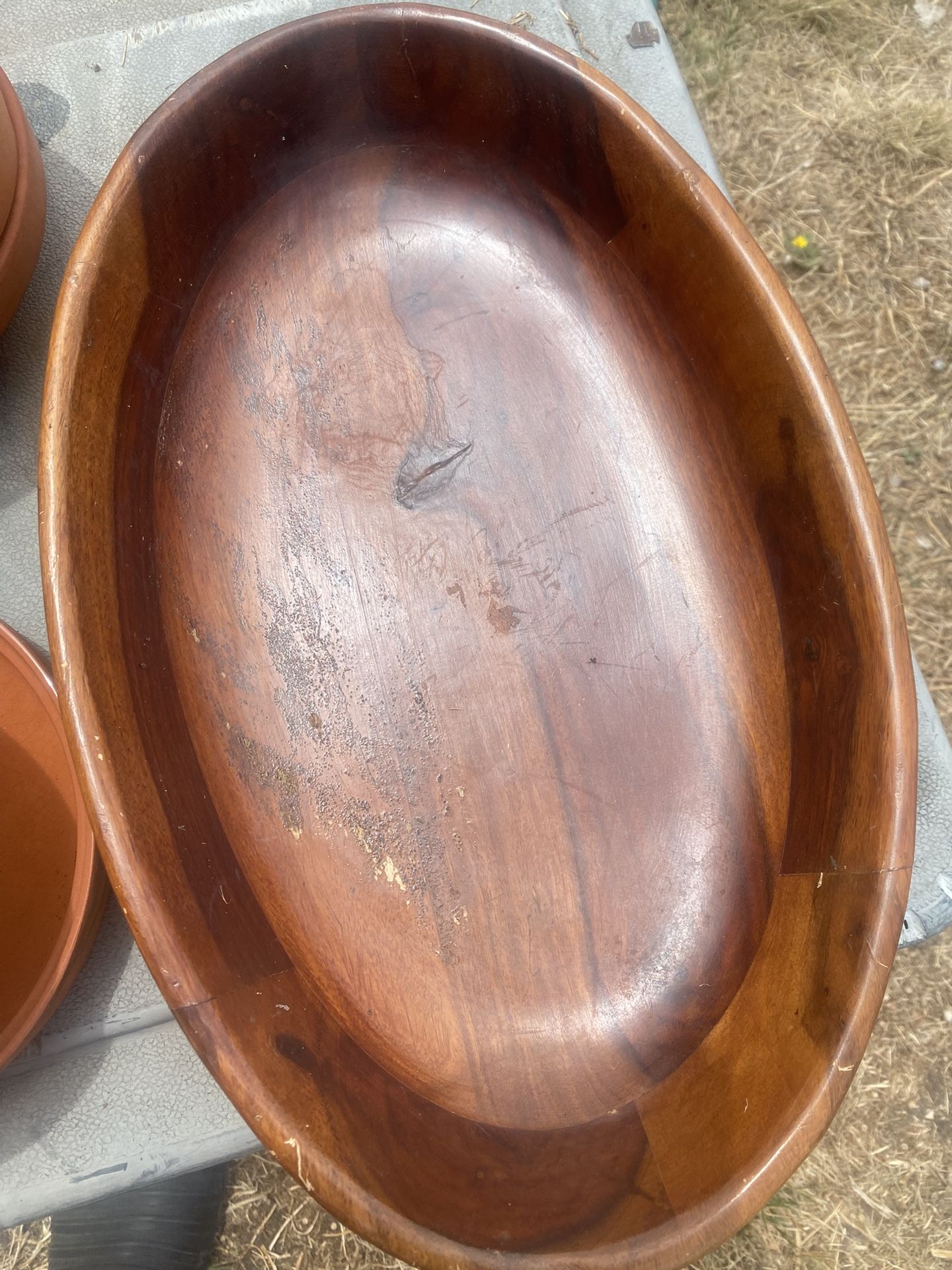 Wooden Large Fruits Plate