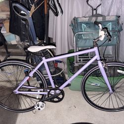 Purple Fixie Bike