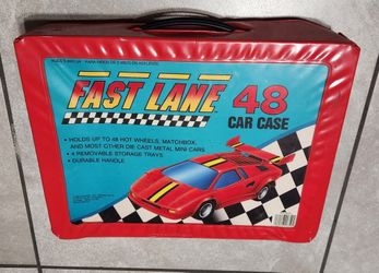 Vintage Fast Lane Diecast  Car Carry Case