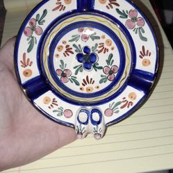 Cora Handpainted Holland Ashtray