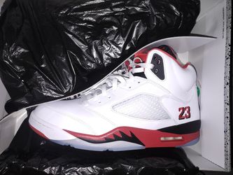 Fire Red 5s 