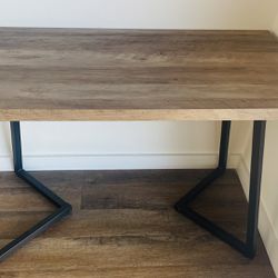 Brown Wood Study/ Small Dining Table 