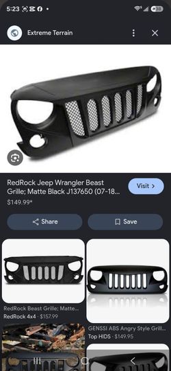 Jeep Wrangler Grill 2008 To 2017