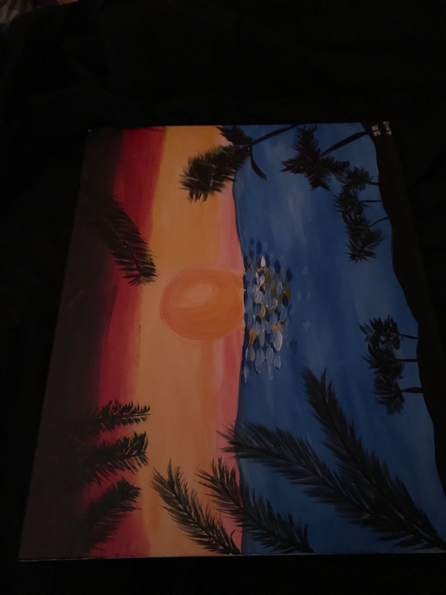 Good sun rise painting