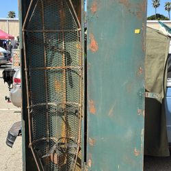 WWII Helicopter Rescue Basket/Stretcher With Heavy Duty Portable Storage Box