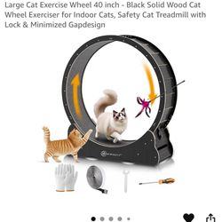 Large Cat Exercise Wheel 40 inch -   USED GREAT Condition Make Me An Offer !