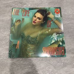 Taylor Swift The Life Of A Showgirl Orange Glitter Vinyl