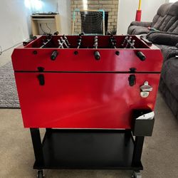 Rolling Foosball Cart With Ice Chest From Home Depot