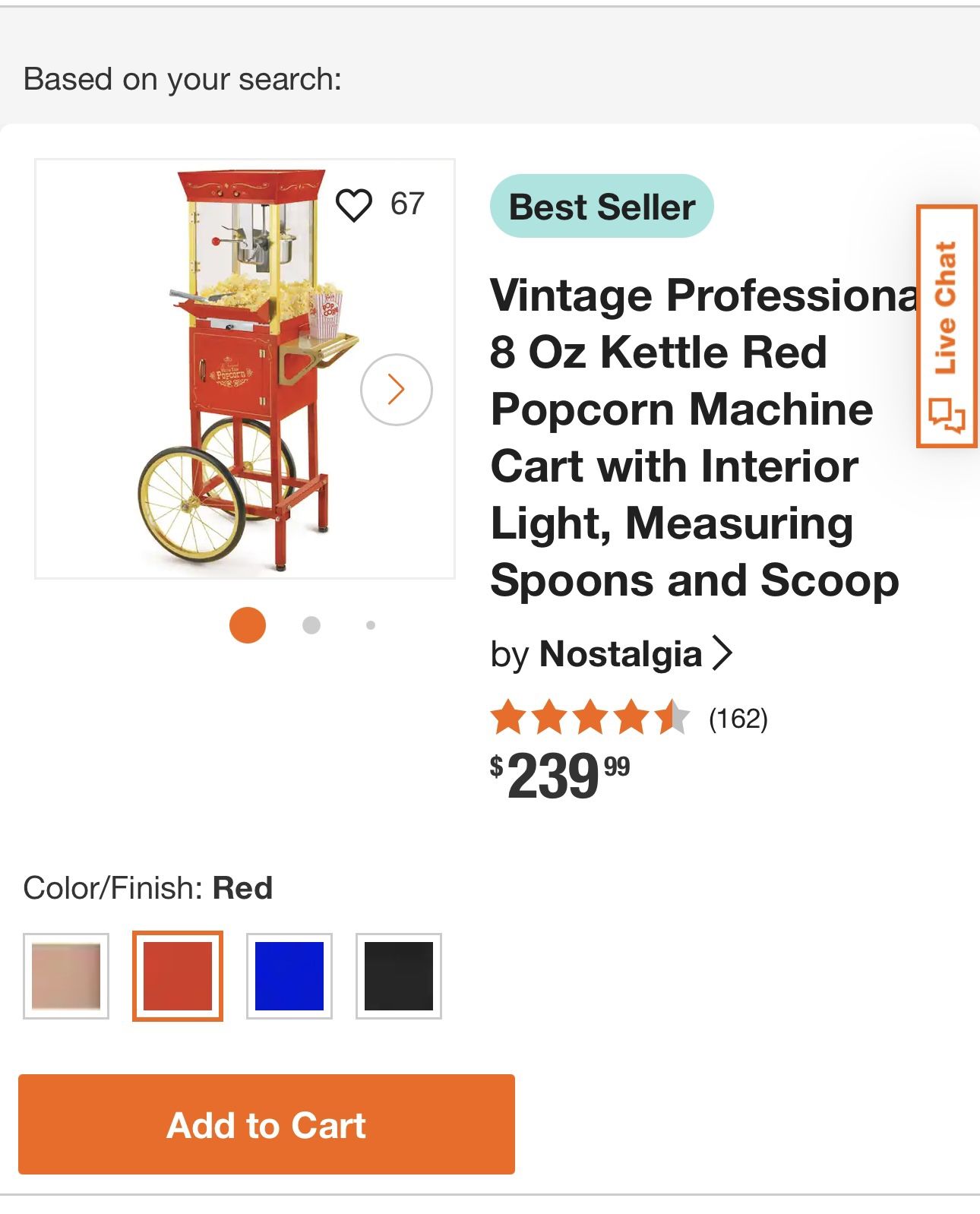 Popcorn Machine New