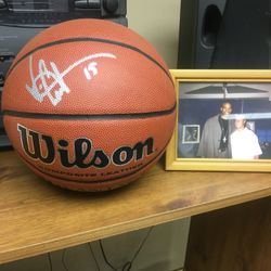 Vince Carter Autographed Ball