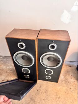 Two Large Speakers