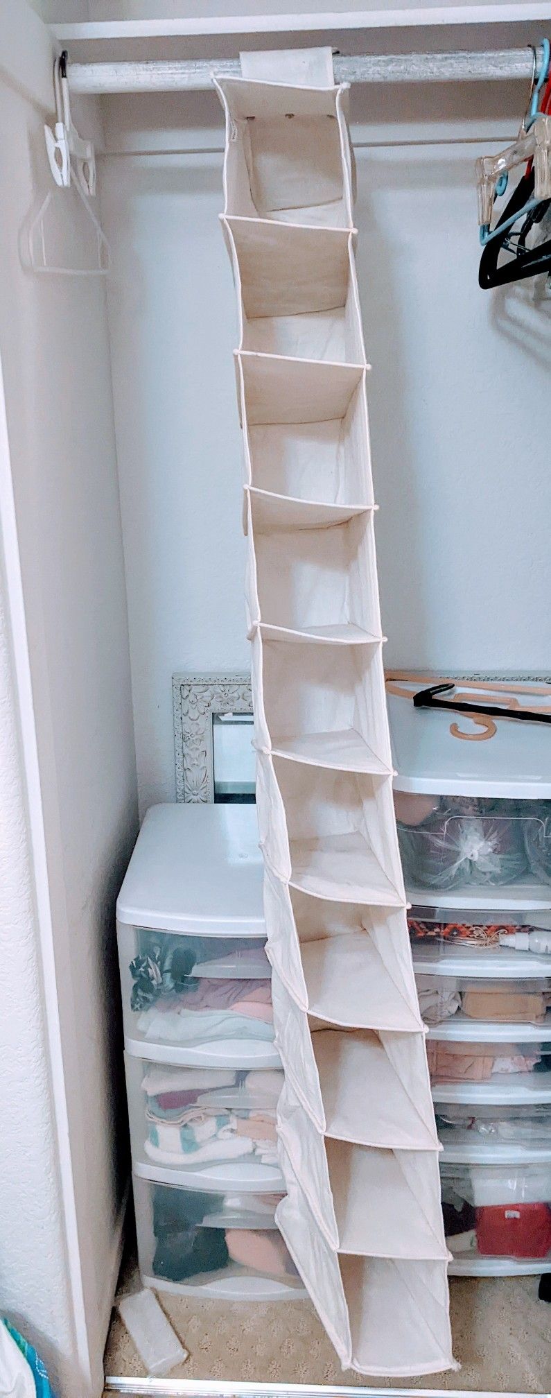 10 Shelf closet organizer