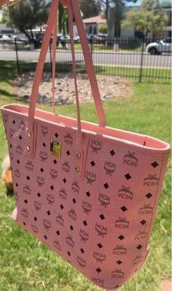 Bolsa mcm rosa