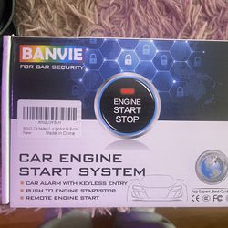 Car Engine Start System 