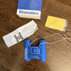Compact Folding Binoculars  American Express– Original Box & Accessories