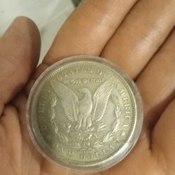 Authentic 1885 Morgan Dollar Minted In Carson City  