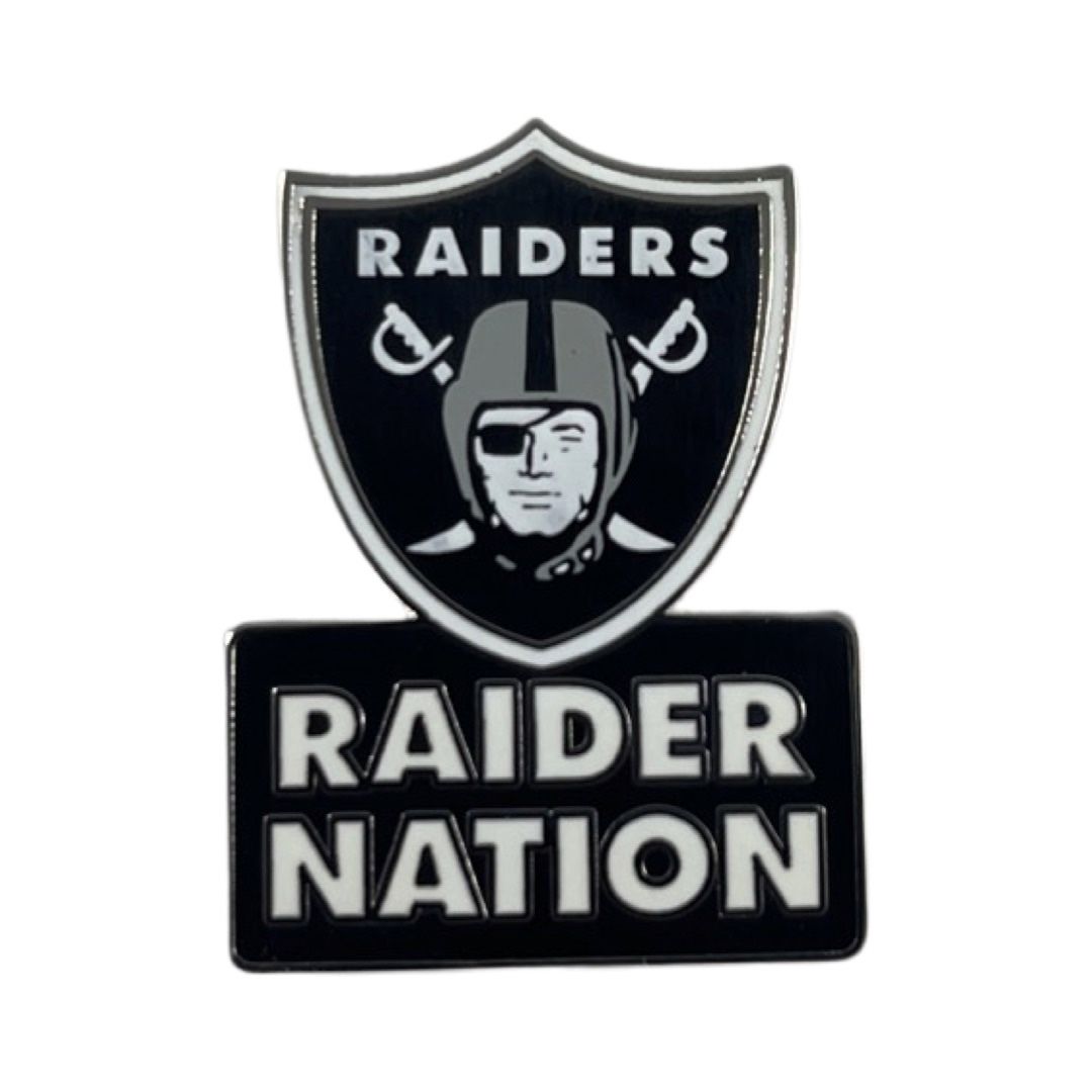 Raider Nation Label Pin