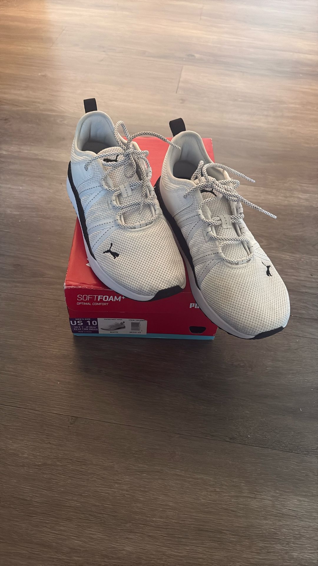 Puma , Size 10, Grey And Black