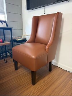 Brand New Leather Accent Chair USA Made